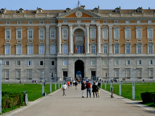 La Reggia di Caserta con i giardini